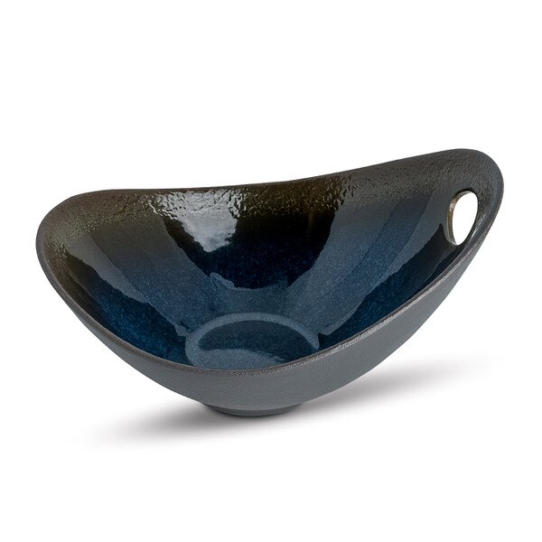 Image of Korin Durable Umi Cobalt Blue Abstract Bowl 11" 1