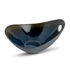 Korin Durable Umi Cobalt Blue Abstract Bowl 11"