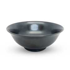 Tessa Black Wide Ramen Bowl 8"