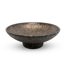 Kinkessho Bronze Pedestal Coupe Bowl 6.25"