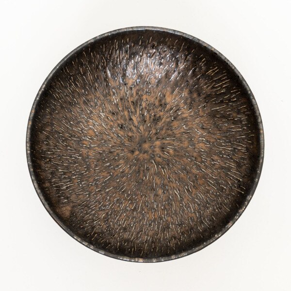 Image of Kinkessho Bronze Pedestal Coupe Bowl 6.25" 3