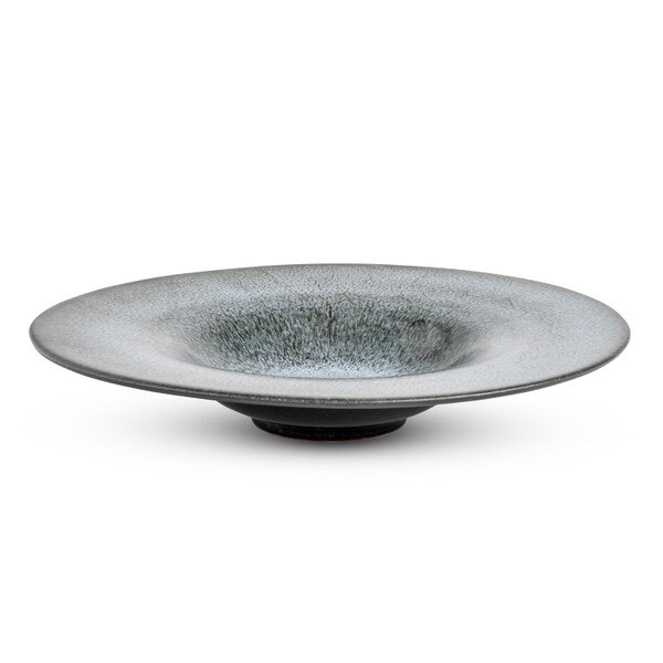 Image of Sora Gray Wide Rim Bowl 10" 1
