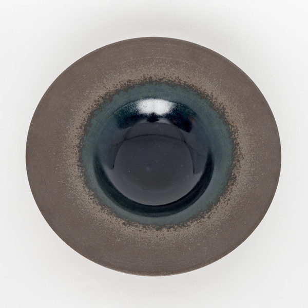 Image of Tanka Cosmic Blue Wide Rim Bowl 9.75" 3