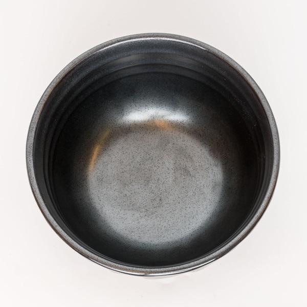 Image of Tessa Black Ribbed Bowl 5" 3