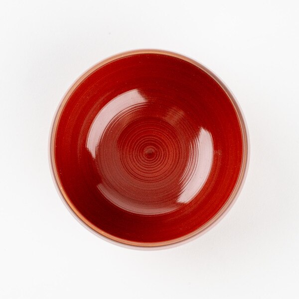 Image of Arita Scarlet Porcelain Bowl 4.75" 3