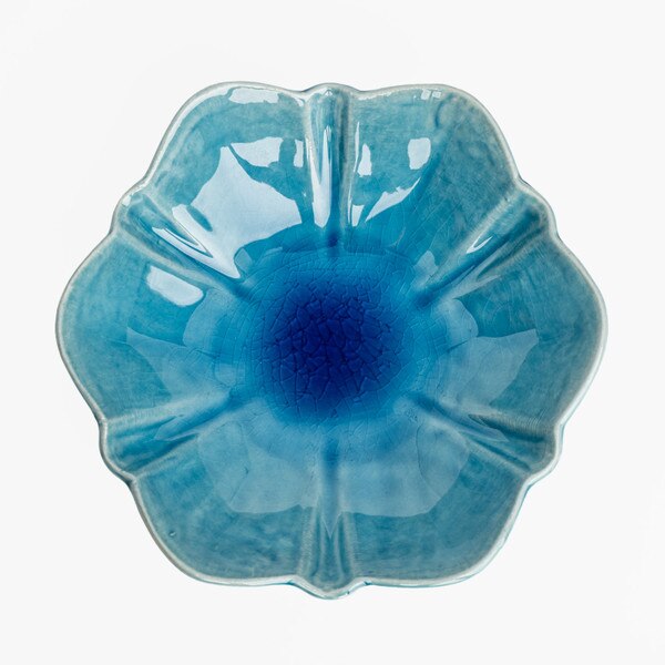 Image of Turquoise Hexagon Bowl 4.75" 3