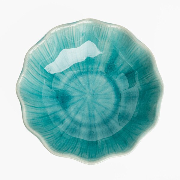 Image of Blue Lake Flower Bowl 4.25" 3