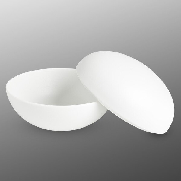 Image of Ren Drop-Shaped Lidded Bowl 4" 2