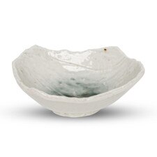 Coral Blue Abstract Bowl 5.75"