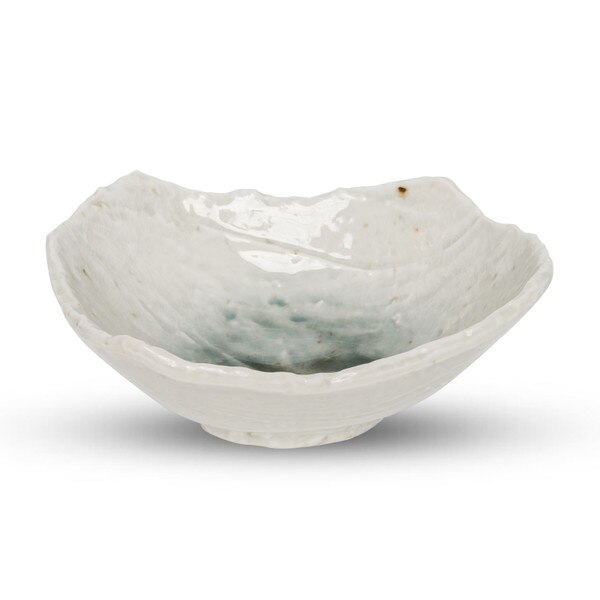 Image of Coral Blue Abstract Bowl 5.75" 1