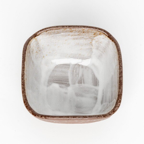 Image of Brown Square Bowl 3.7" 3