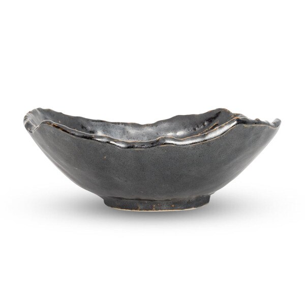 Image of Tessa Black Abstract Bowl 6" 2