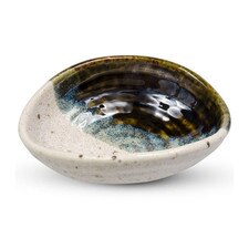 Oribe Black Monochrome Oval Bowl 5.75"