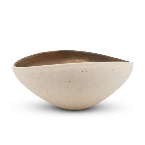 Image of Kinzome Gold White Round Bowl 5.5” 2