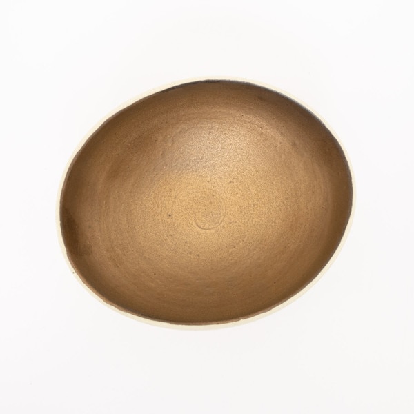 Image of Kinzome Gold White Round Bowl 5.5” 3
