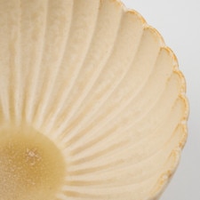Beige Bamboo Flower Bowl 4.75" hover-image