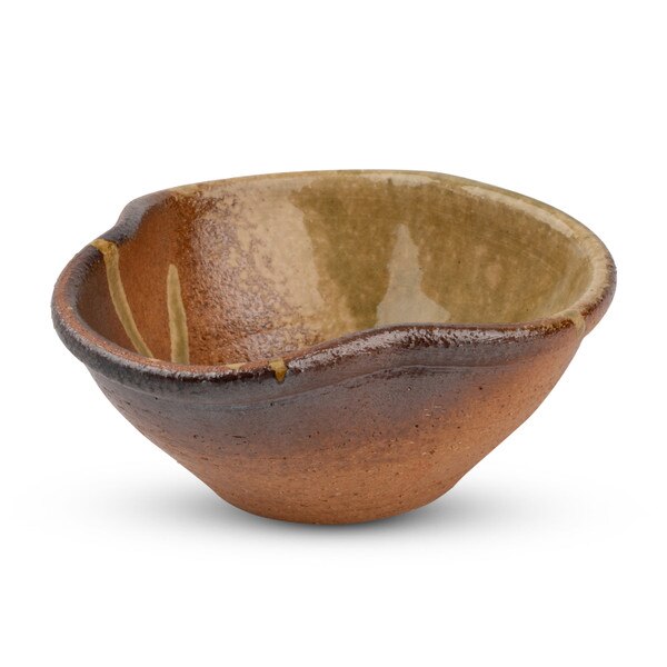 Image of Aged Shigaraki Abstract Bowl 4.75" 1