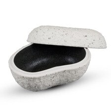 Stone Frost Lidded Bowl 5.5"