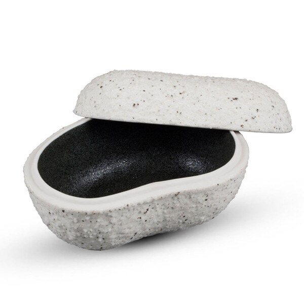 Image of Stone Frost Lidded Bowl 5.5" 1