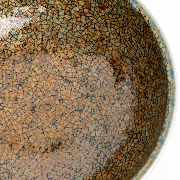 Image of Ainagashi Mosaic Rimmed Bowl 4.25" 4