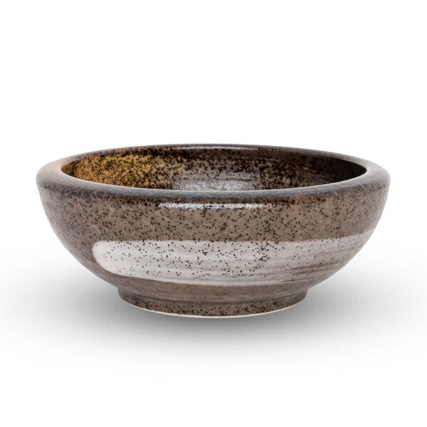 Image of Blue and Brown Fusion Bowl 5" 2