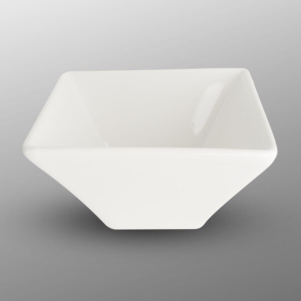 Image of Korin Durable White Square Bowl 4.75" 1