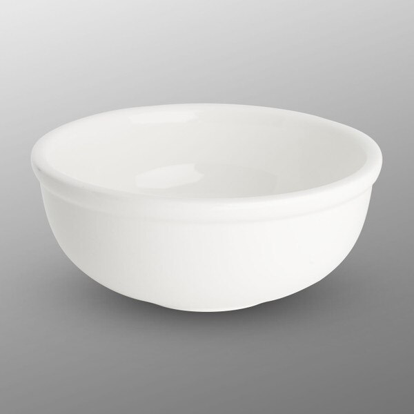 Image of Korin Durable White Coupe Bowl 5.25" 1