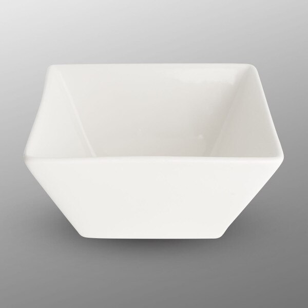 Image of Korin Durable White Square Bowl 4" 1