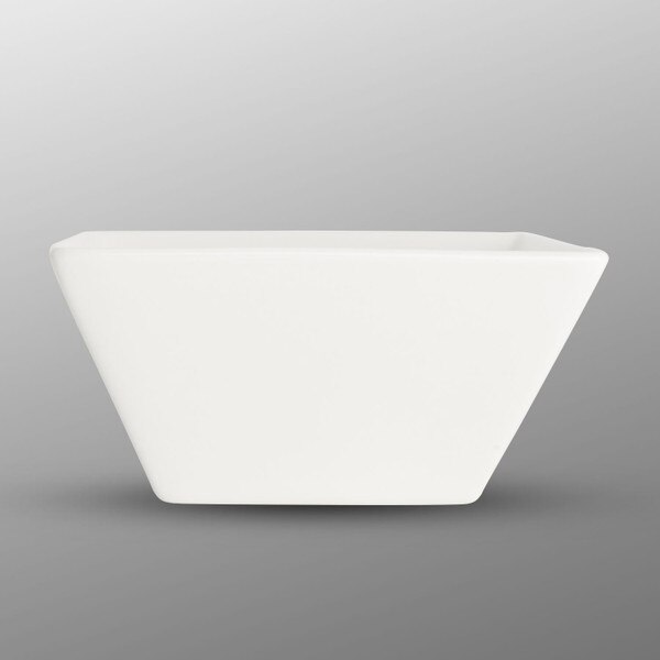 Image of Korin Durable White Square Bowl 4" 2