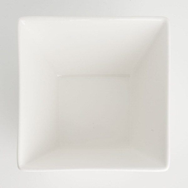 Image of Korin Durable White Square Bowl 4" 3