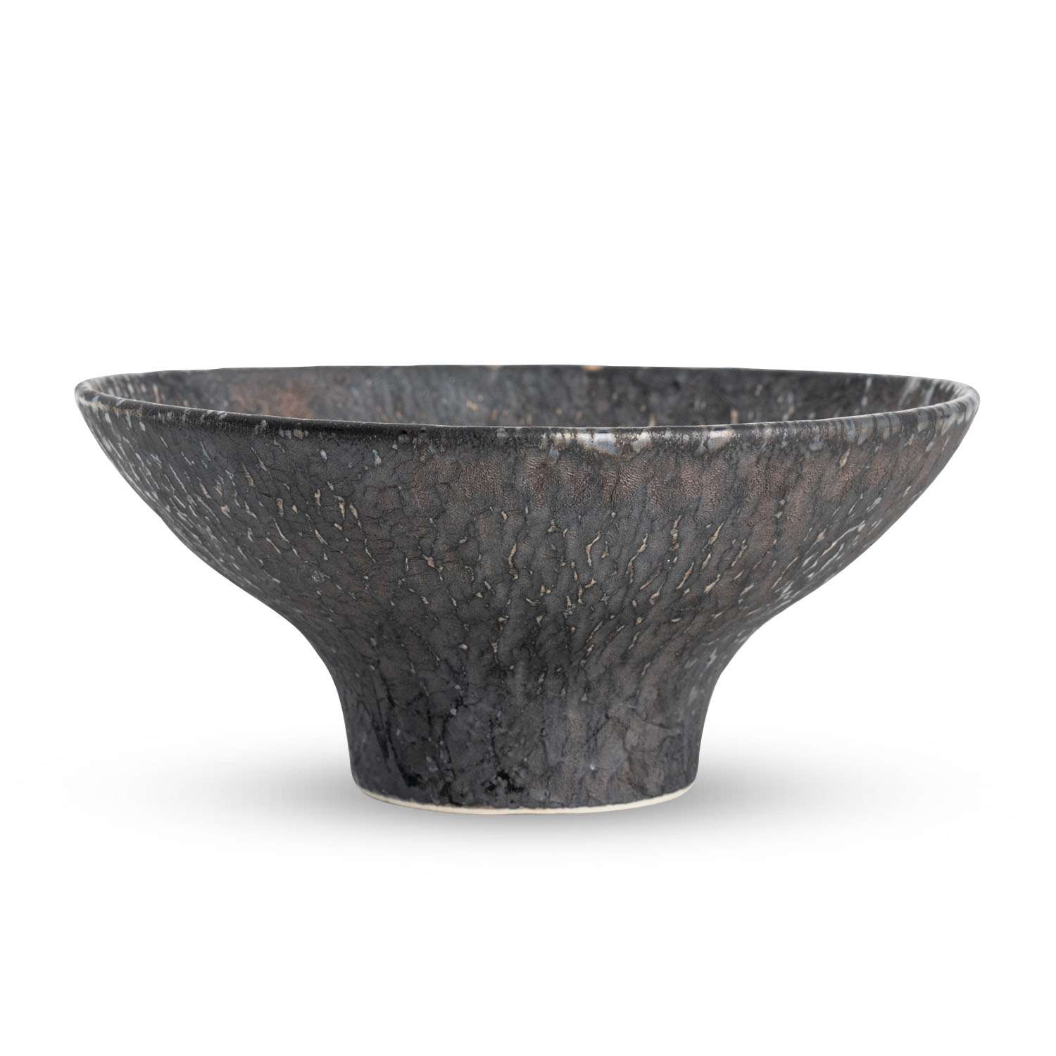 Kinkessho Bronze Pedestal Coupe Bowl 4.75