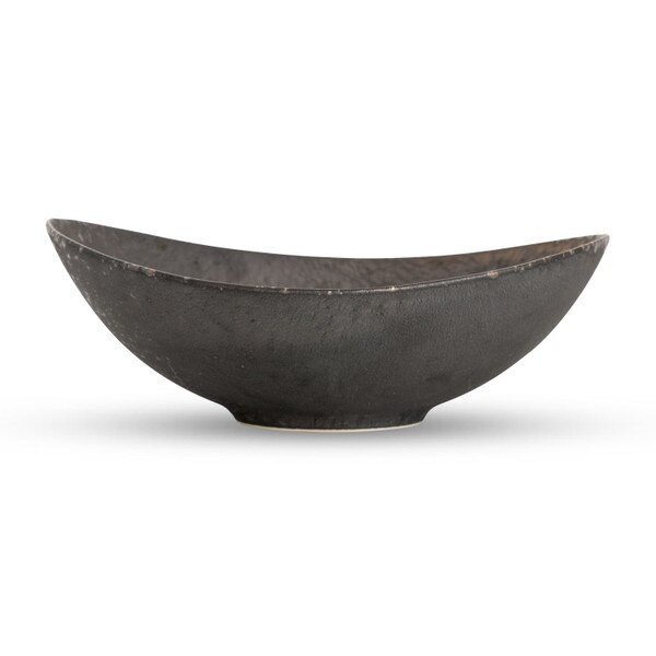Image of Kinkessho Bronze Oval Bowl 5.75" 2
