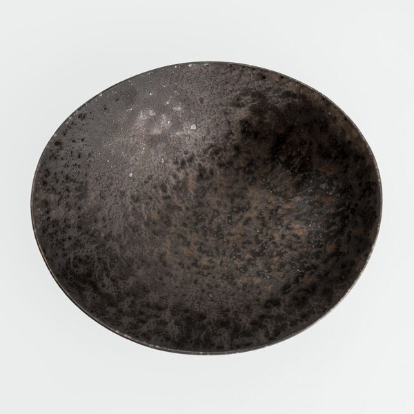 Image of Kinkessho Bronze Oval Bowl 5.75" 3