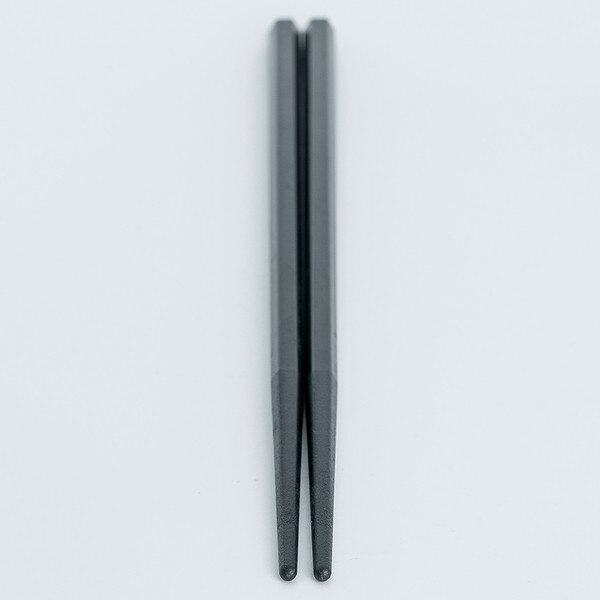 Image of Melamine Black Hexagon Chopsticks 9" (100 Pairs) 2