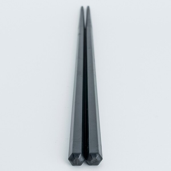 Image of Melamine Black Hexagon Chopsticks 9" (100 Pairs) 3