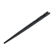 Black Non - Slip Scalloped Melamine Chopsticks Priced By 100 Pairs