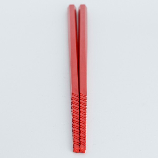 Image of Red Melamine Noodle Chopsticks Priced by 100 Pairs 2