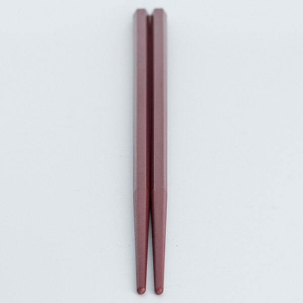 Image of Burgundy Red Non-slip Melamine Chopsticks Price By 100 Pairs 2