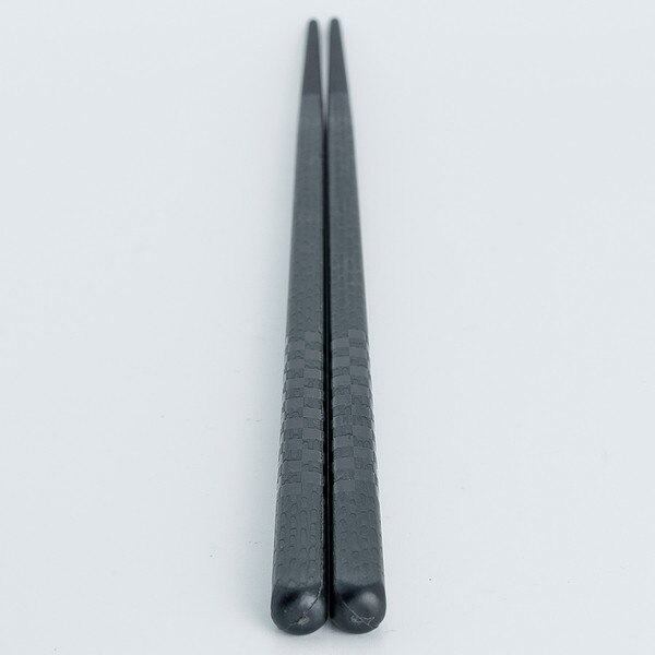 Image of Melamine Black Checker Chopsticks 8.75" (100 Pairs) 3