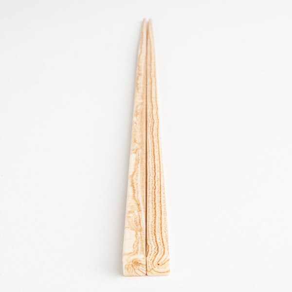 Image of Resin w/ Wood Pattern Chopsticks 9.25" 3