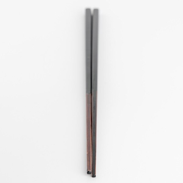 Image of Wooden Black Chopsticks 8.75" (50 Pairs) 2