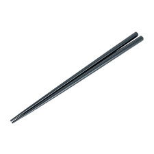 Wooden Black Non Slip Chopsticks 9" (48 Pairs) hover-image