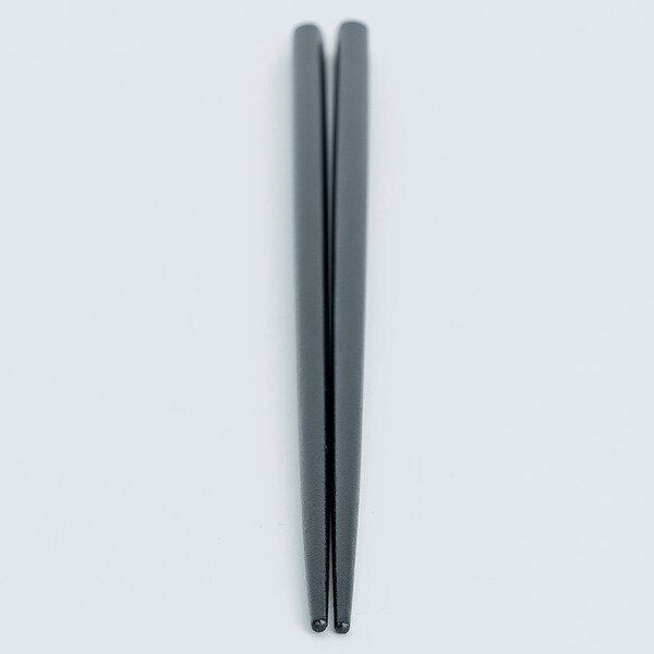 Image of Wooden Black Non Slip Chopsticks 9" (48 Pairs) 2