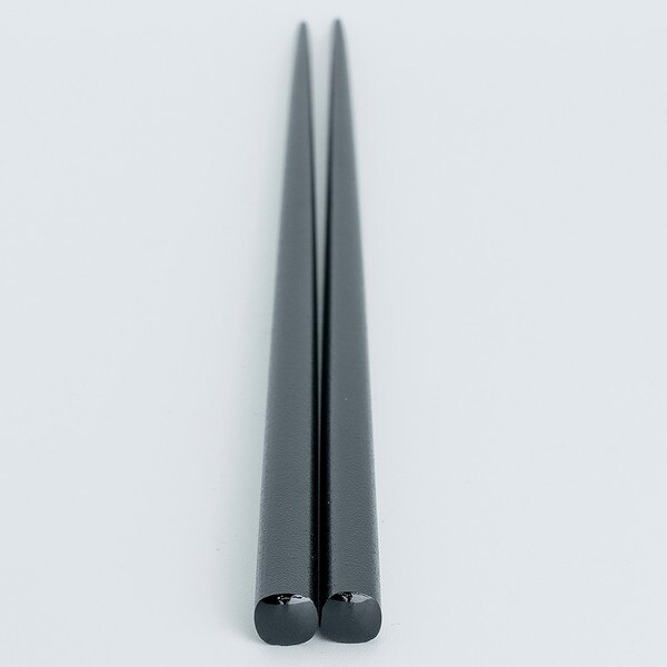 Image of Wooden Black Non Slip Chopsticks 9" (48 Pairs) 3