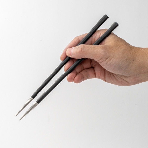 Image of POLA Chopsticks Matte Black 8.5"L 5