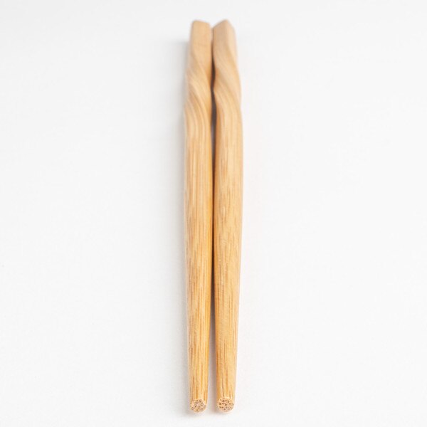 Image of Bamboo Natural Twist Chopsticks 9" (50 Pairs) 2