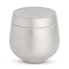 Platinum Drop Lidded Bowl 3.25"