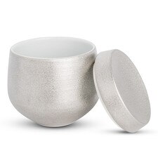 Platinum Drop Lidded Bowl 3.25" hover-image