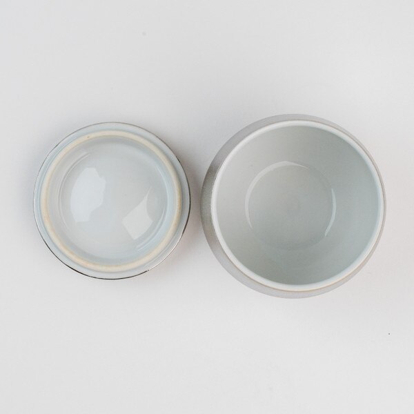 Image of Platinum Drop Lidded Bowl 3.25" 4