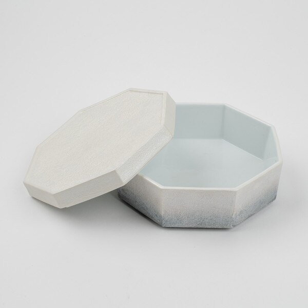 Image of Sea Foam Lidded Bowl 5.75" 5